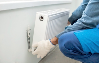 installation d'un radiateur