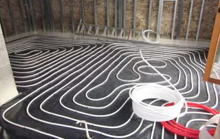 installation chauffage par le sol