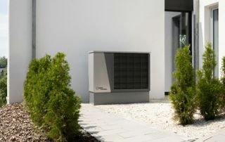 pompe à chaleur à l'extérieur